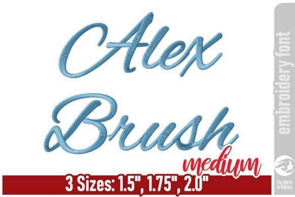 Alex Brush Script Embroidery Font: Elevate Your Stitching