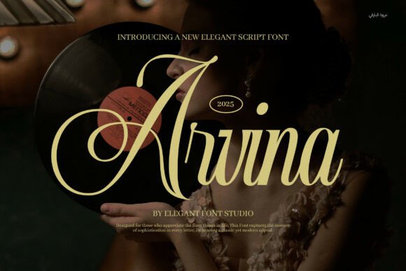 Arvina: Crafting Timeless Elegance with a Modern Script Font