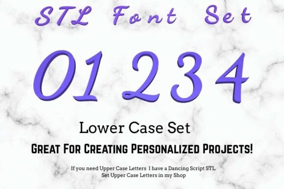 Bring Your Creative Projects to Life with the Dancing Script STL Set