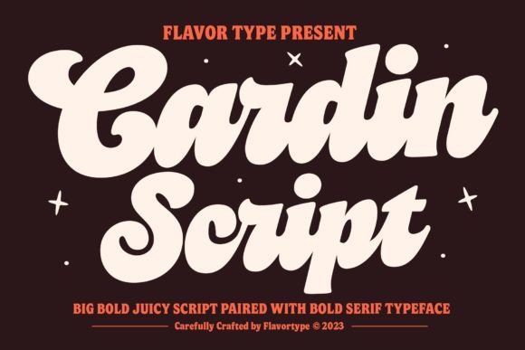 Cardin Duo: The Vibrant Font Pairing for Bold Brands