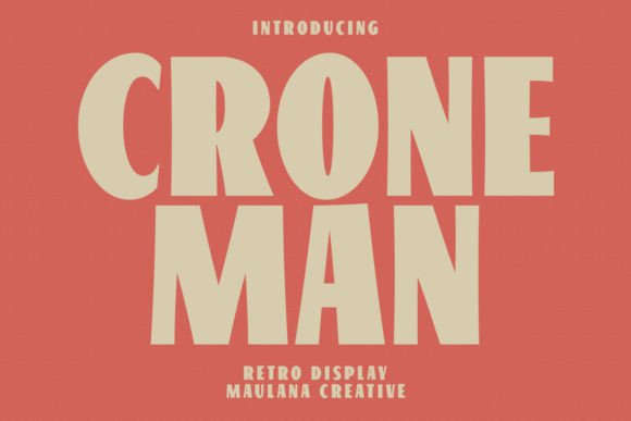 Croneman: A Retro Sans Serif for Modern Branding
