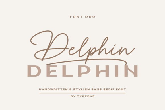 Delphin: Pairing Script and Sans for Modern Elegance