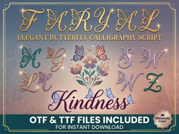 Faryal: Where Calligraphy Meets Whimsical Nature