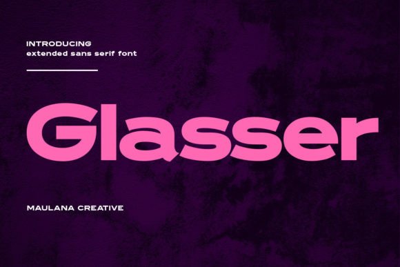 Glasser: The Bold, Modern Font That Makes Your Designs Pop