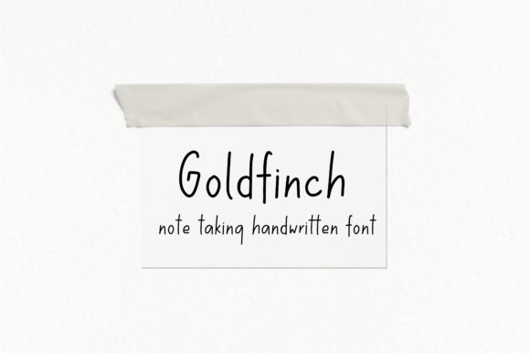 Goldfinch: A Handwritten Font for Warm, Authentic Designs