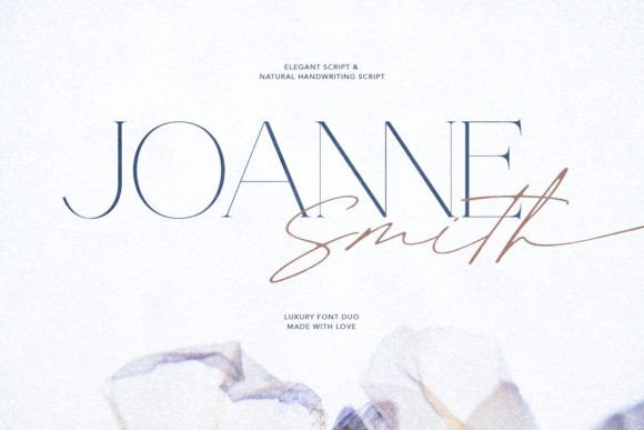 Joanne Smith: The Elegant Font Duo for Timeless Design