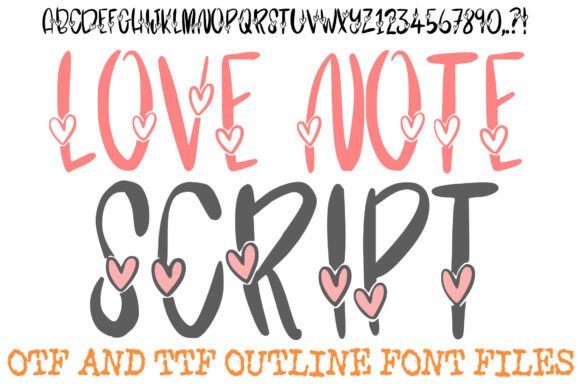 Love Note Script: Crafting Intimate Charm in Modern Typography