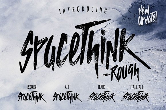 Spacethink: The Bold Brush Script for Branding