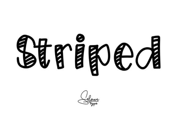 Striped: The Quirky Display Font That Captures Attention