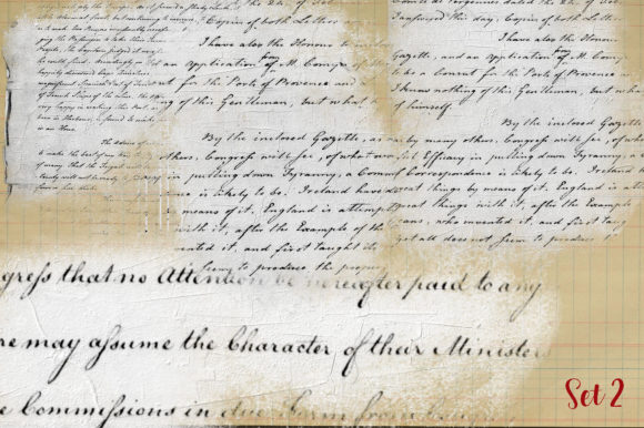 Vintage Script Overlay / Blenders Set 2: A Designer's Guide
